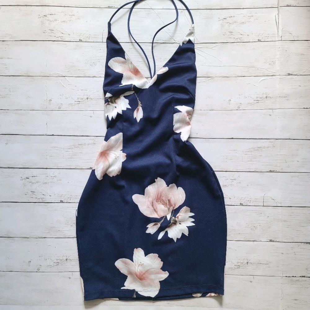 Hello Molly Blue Floral Dress